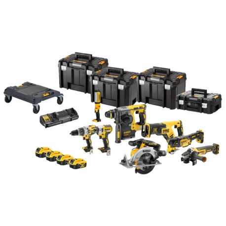 DEWALT. 18V COMBO KIT DCK853P4T (DCD996 + DCF887 + DCS565 + DCS367 + DCS356 + DCH273 + DCG405 + DCL0