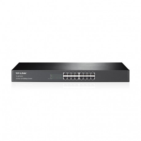 TP-Link lüliti TL-SF1016 haldamata fast ethernet 10/100 1U, must
