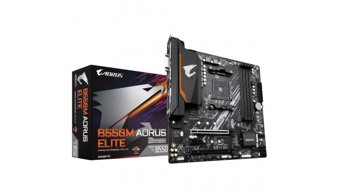 Gigabyte B550M AORUS ELITE Socket AM4 micro ATX AMD B550 emaplaat