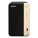 QNAP TS-264 NAS torn Intel® Celeron® N5095 8 GB 0 TB QNAP QTS must, kuldne