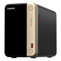 QNAP TS-264 NAS torn Intel® Celeron® N5095 8 GB 0 TB QNAP QTS must, kuldne