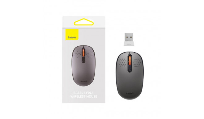 Wireless mouse Baseus F01A 2.4G 1600DPI (frosted grey)