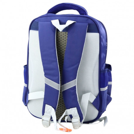 koolikott dinosaurustega rinnarihm tumesinine 39x27x15cm