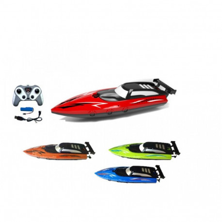 Motorówka 2,4 g, r/c ładowarka usb, świecąca
