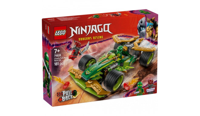 ninjago 71828 tagasikeritava mehhanismiga lloyda võidusõiduauto klotsid