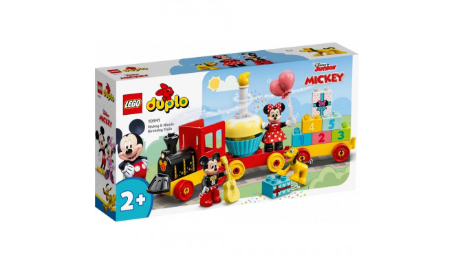 Klocki duplo disney 10941 urodzinowy pociąg myszek