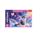 Puzzle 160 elementów domowy kotek