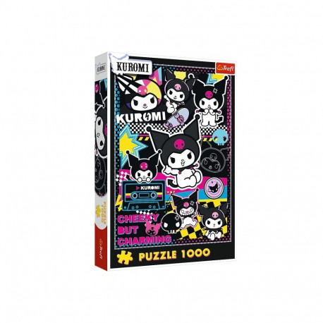 Puzzle 1000 elementów kuromi w świecie hello kitty