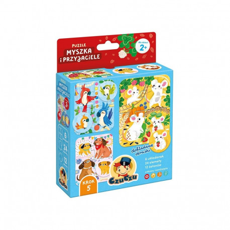 Puzzle myszka i przyjaciele