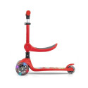 Hulajnoga scooter fuzzy red