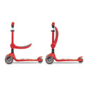 Hulajnoga scooter fuzzy red