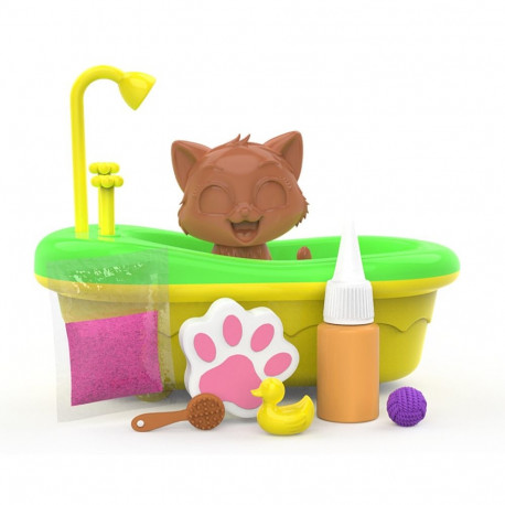 Figurka brudaski w kąpieli kotki zestaw Łazienka, tytus