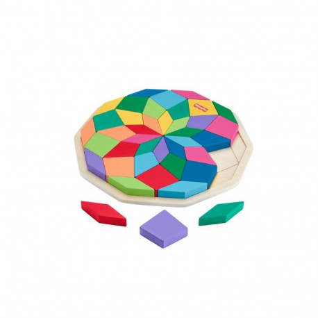 Puidust mandala pusle