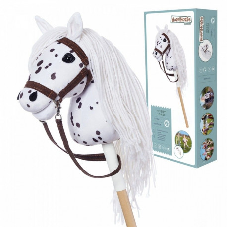 Hoppihorse kepphobu A4 leopard, valge tarant