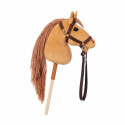 Koń na kiju hobby horse hoppihorse a3 chestnut - brąz, maść kasztanowata
