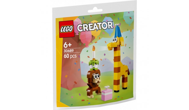 Creator 30689 sünnipäeva loomad klotsid