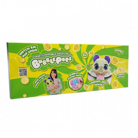 Maskotka bubble pops pachnące maskotki - myszka z cytrynową skórką