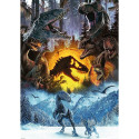 Pusle 1000 tükki jurapargi dinosauruste maailmas