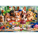 Puzzle 1000 elementów deser szczeniaczków