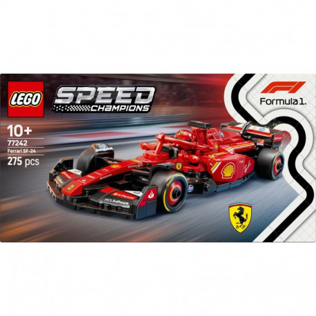 Speed Champions 77242 F1 Ferrari SF-24 võidusõiduauto klotsid