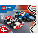 Klocki city 60464 F1 boliidid Williams Racing ja Haas F1
