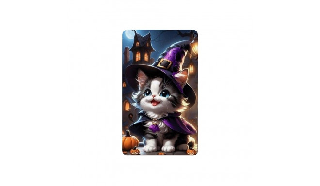 Diamentowa mozaika - kotek halloween