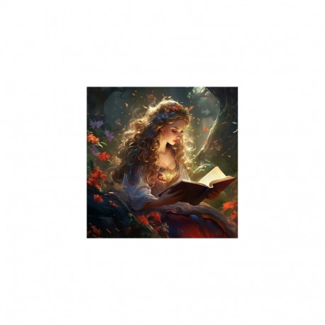 Diamentmosaiik – printsess raamatuga