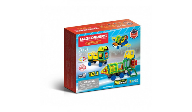 Klocki magnetyczne city go set 25 elementów