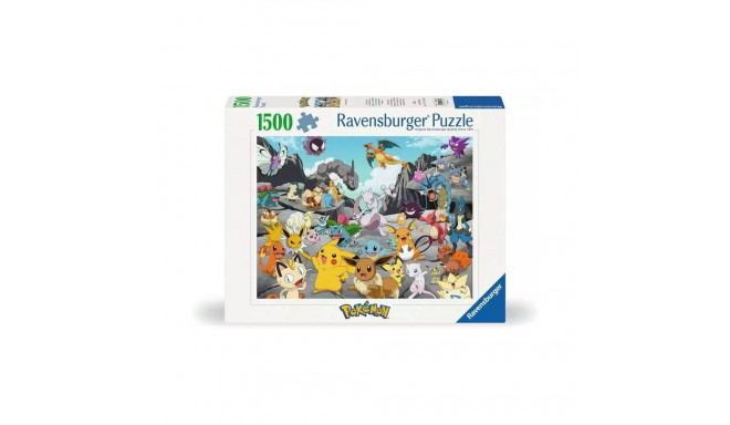 Puzzle 1500 tükki pokemon classic