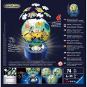 Puzzle 3d Świecąca kula minionki