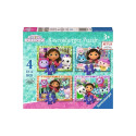 Puzzle 4w1 kassi maja gabi 12/16/20/24 tükki