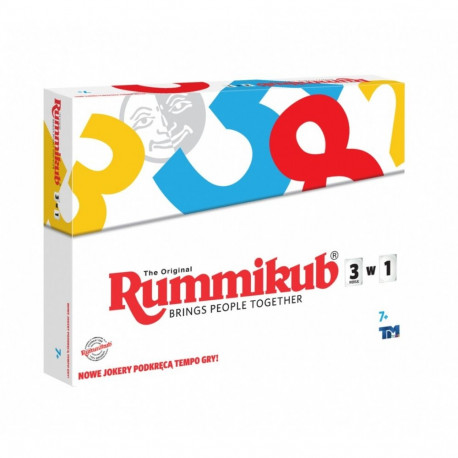 Gra rummikub 3w1