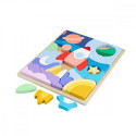 Puzzle drewniane 42 elementy kosmos
