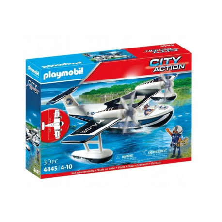 Zestaw figurek city action 4445 wodolot policyjny