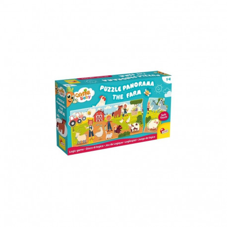 Układanka carotina baby puzzle panorama - farma