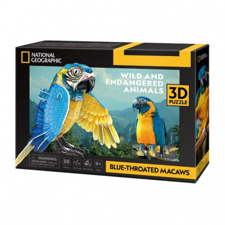 3D pusle 88 elementi ara safiirsinine