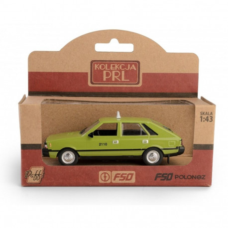 Pojazd prl fso polonez taxi zielony