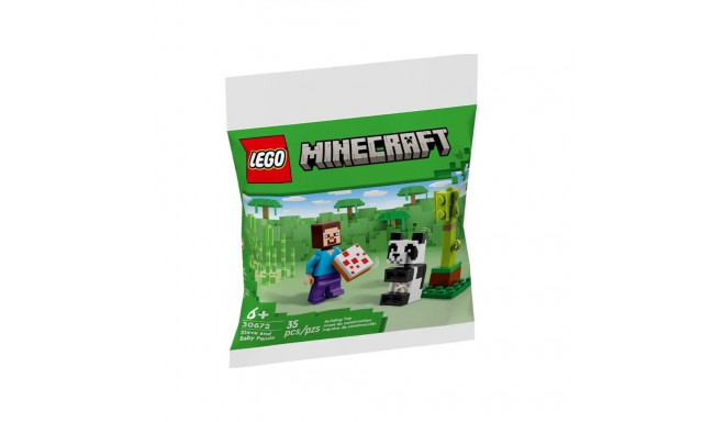 minecraft 30672 Steve ja väike panda klotsid
