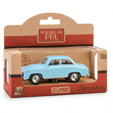 Pojazd prl syrena 104 - niebieski