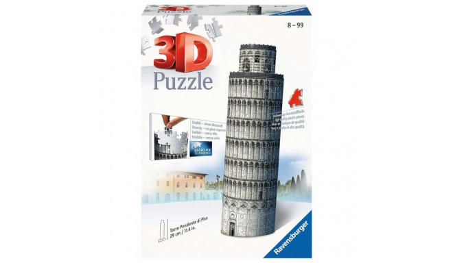 3D pusle hooned Pisa viltune torn