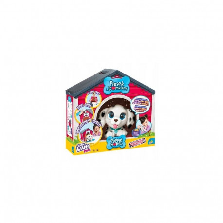 Maskotka little live pets piesek z domkiem dalmatyńczyk