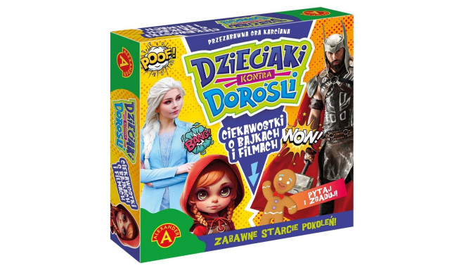 Gra dzieciaki kontra dorośli - ciekawostki o bajkach i filmach