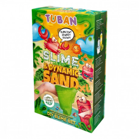 Zestaw diy slime i piasek dynamiczny xl
