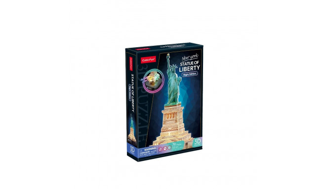 Puzzle 3d led statua wolności (wersja nocna)