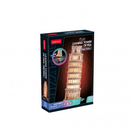 3D LED öine Pisa torn pusle