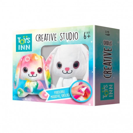 Zestaw kreatywny creative studio królik maskotka do kolorowania