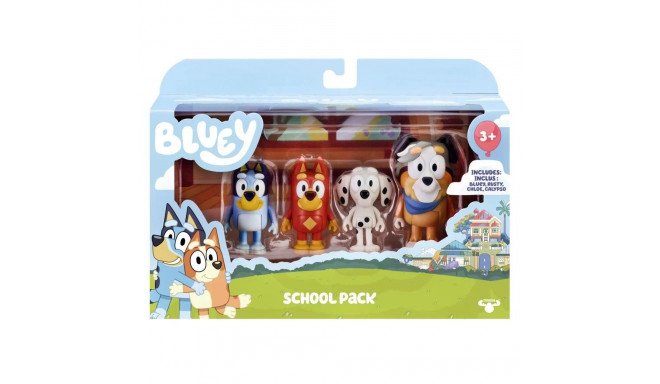 Bluey figurki 4pak szkolna paczka