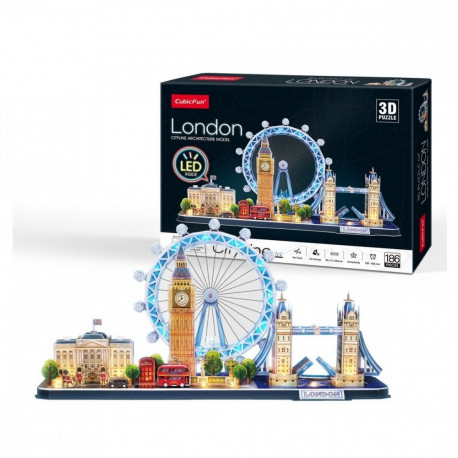 3D pusle city line – Londoni LED
