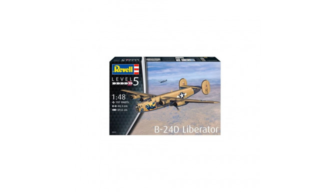 Model plastikowy samolot b-24d liberator 1/48
