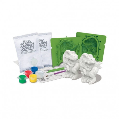 Zestaw kreatywny odlewy gipsowe - dinozaury